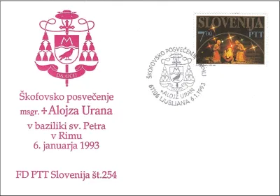 ŠKOFOVSKO POSVEČENJEV RIMU - ALOJZ URAN